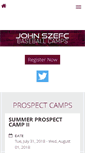 Mobile Screenshot of johnszefcbaseballcamps.com